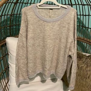 Cropped free people sweater